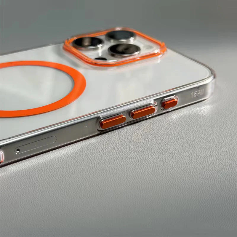 Transparent MagSafe Shell Case