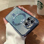 iPhone 14 Series - Luxury Glitter Plating Magsafe Case