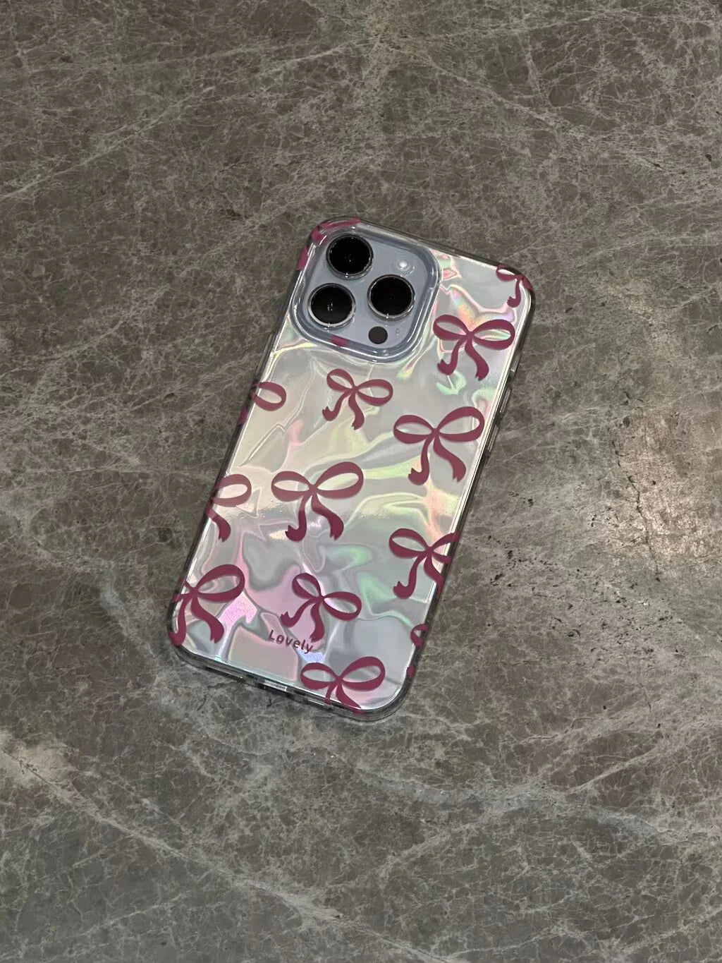 Crystal Bow Ribbon Case