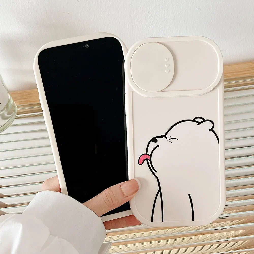 BleP Slip Arctic Charm Bear Case - iPhone
