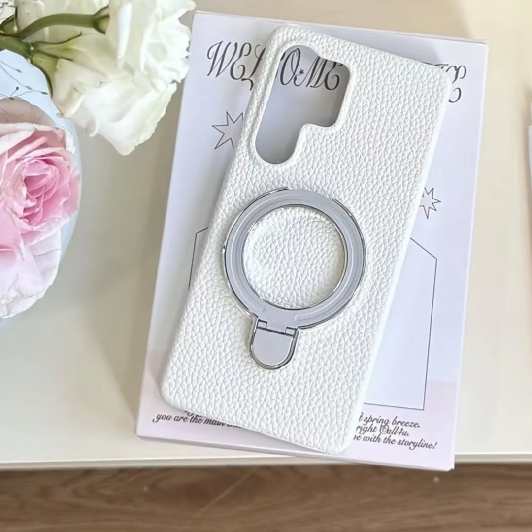 Luxe Leather Ring Case - Galaxy