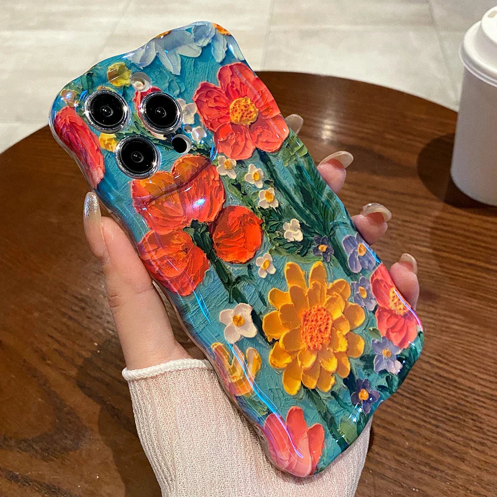 Wavy Floral Case