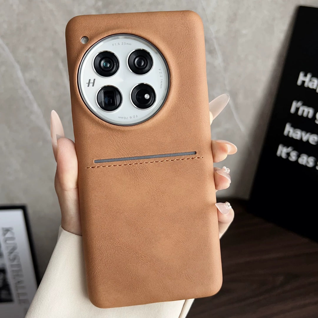 Vintage Leather Card Slot Case - OnePlus