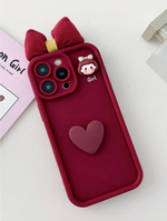 Bow & Heart Charm Case - iPhone
