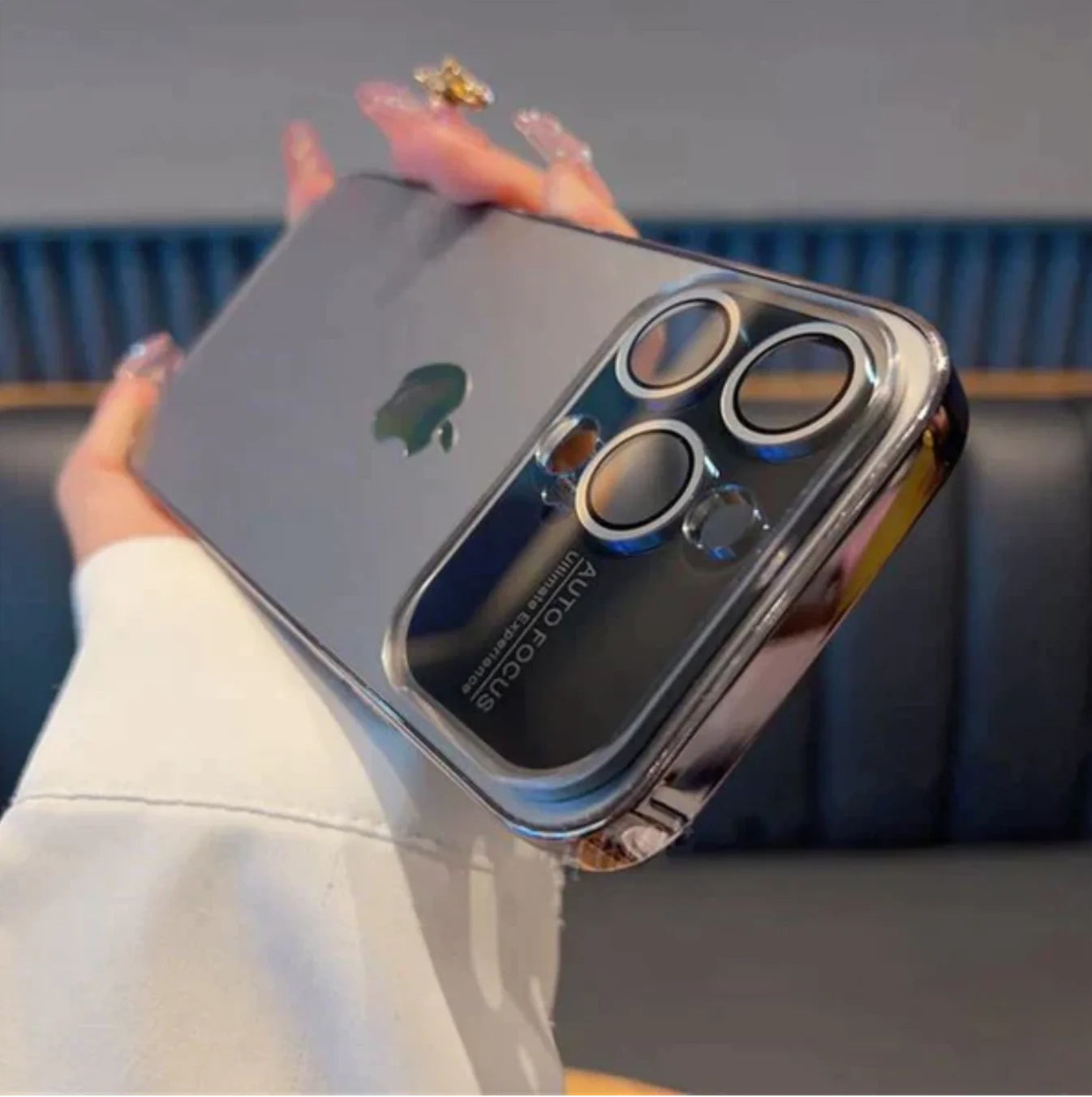 Electroplated Chrome Lens Case