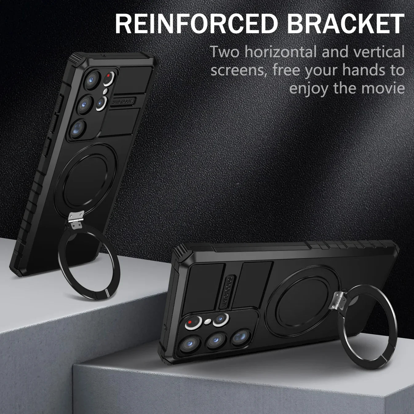 Magnetic Armor Bracket Case