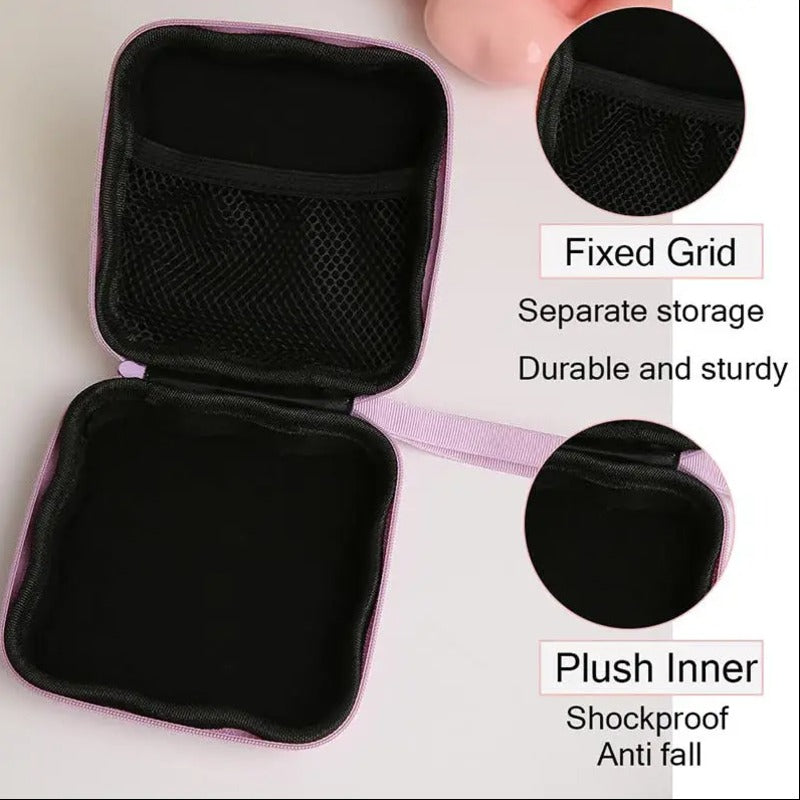 Bow Knot Mini Storage Bag - Black