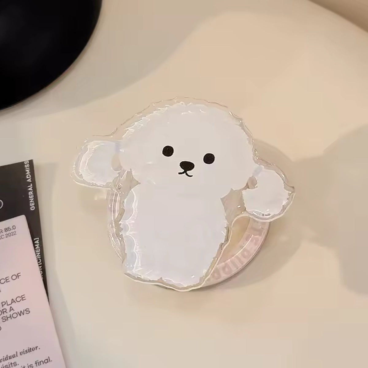 Cloud Dog Phone Grip Holder