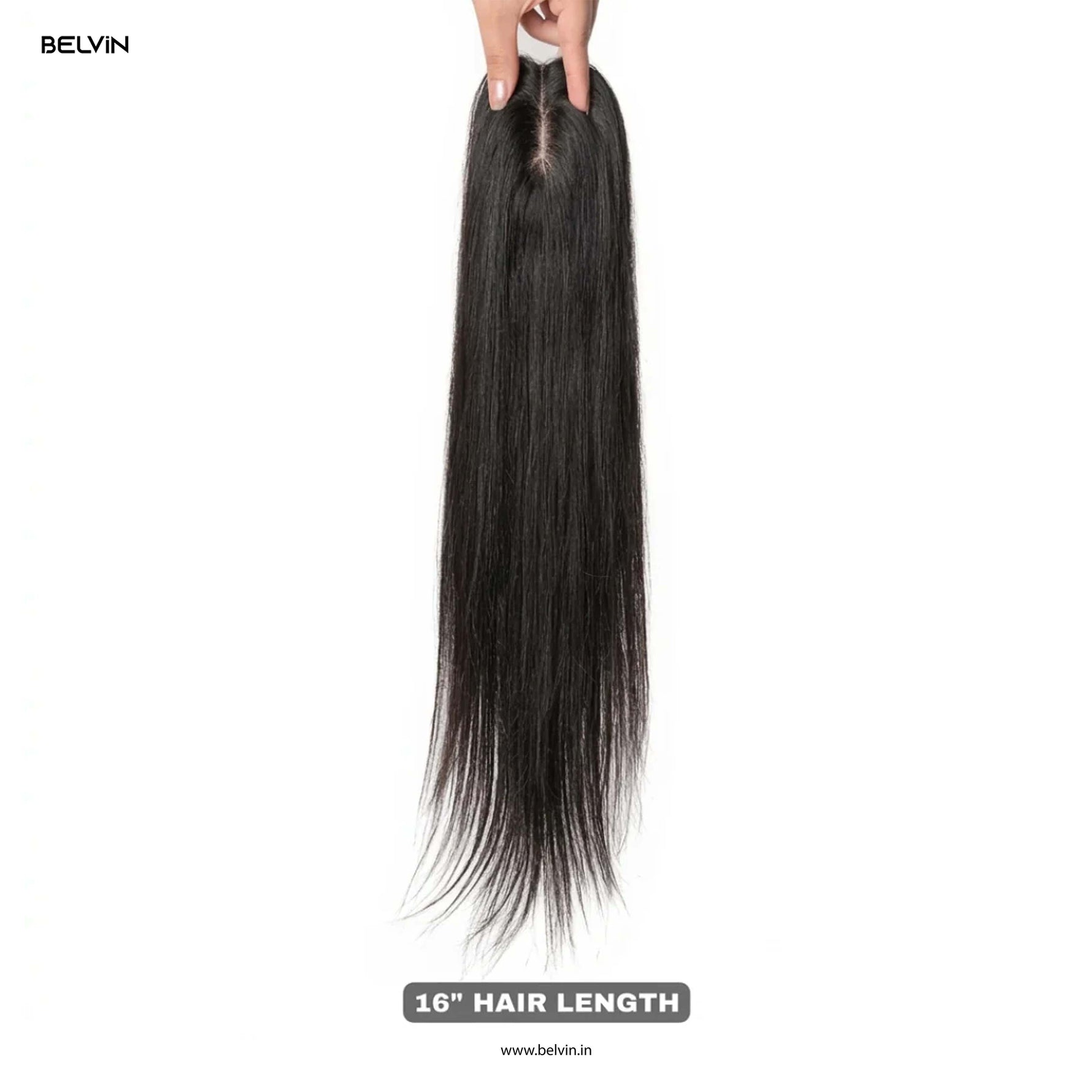 Silk Base Human Hair Topper 3*5Inc
