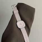SquareFlex Silicone Strap Watch - Pink