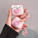 SweetHeart Glitter AirPods Case