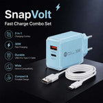 SnapVolt Fast Charge Combo Set - Blue
