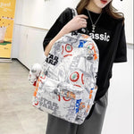 Space Droid Explorer Bag - White