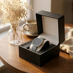 SquareFlex Silicone Strap Watch + Box Set