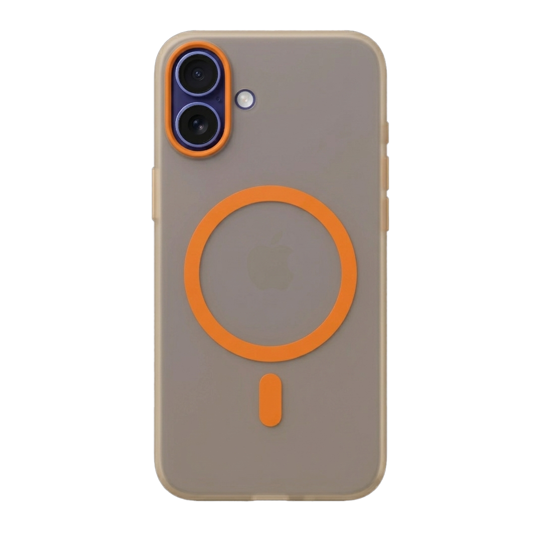 Translucent Magsafe Case - Orange