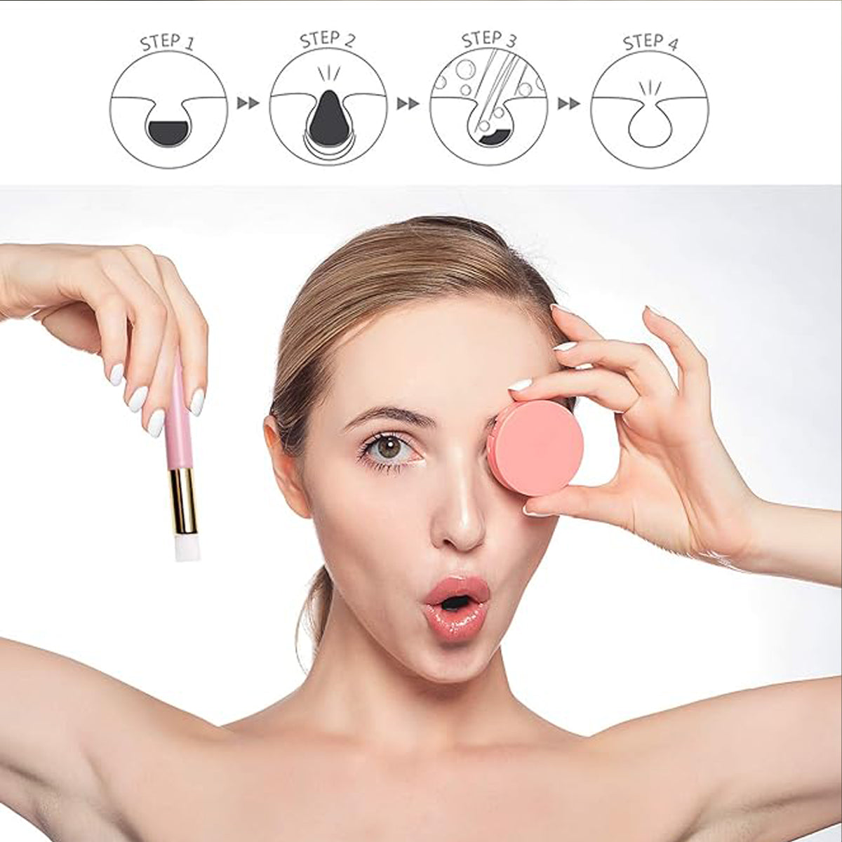 DeepClean Beauty Brush – Nose, Lash & Blackhead Cleaner