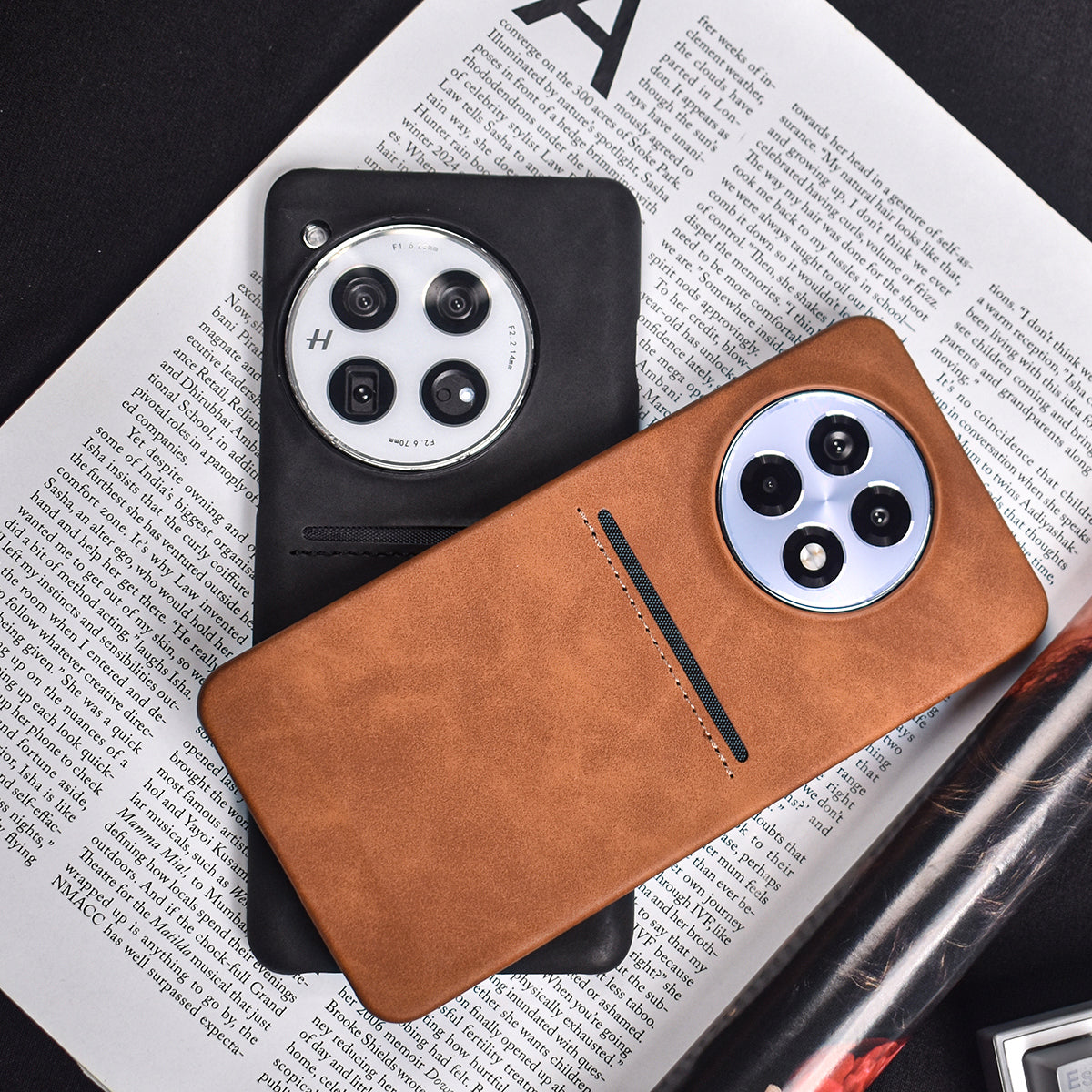 Vintage Leather Card Slot Case - OnePlus