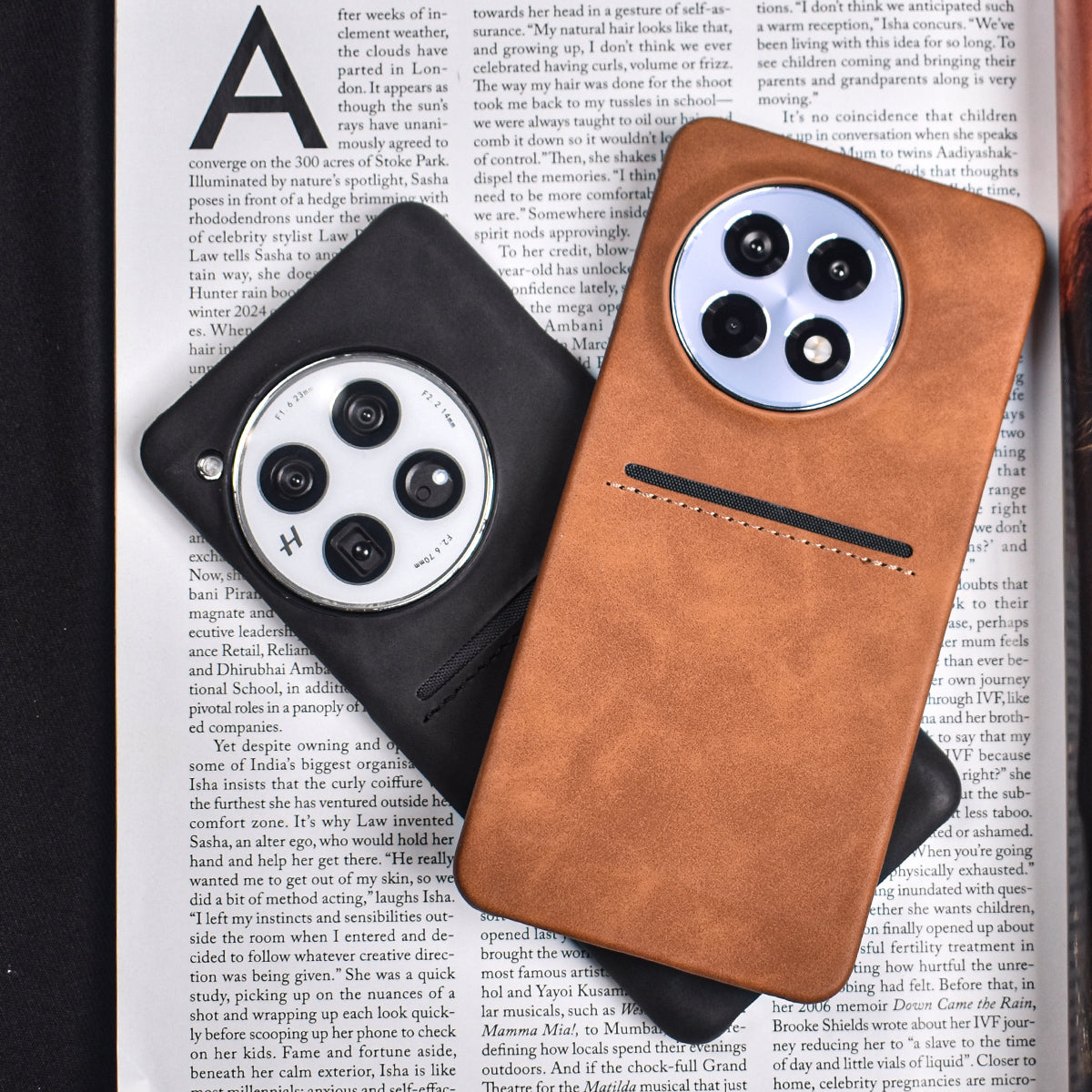Vintage Leather Card Slot Case - OnePlus