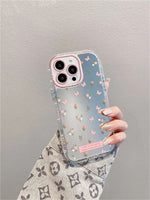 Pink Butterfly Floral Mirror Case - iPhone