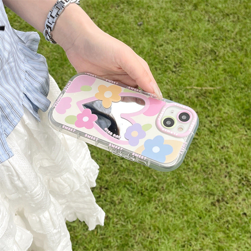 Sweet Heart Floral Case -iPhone