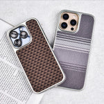 Diamond Pattern Hard Shell Case - iPhone