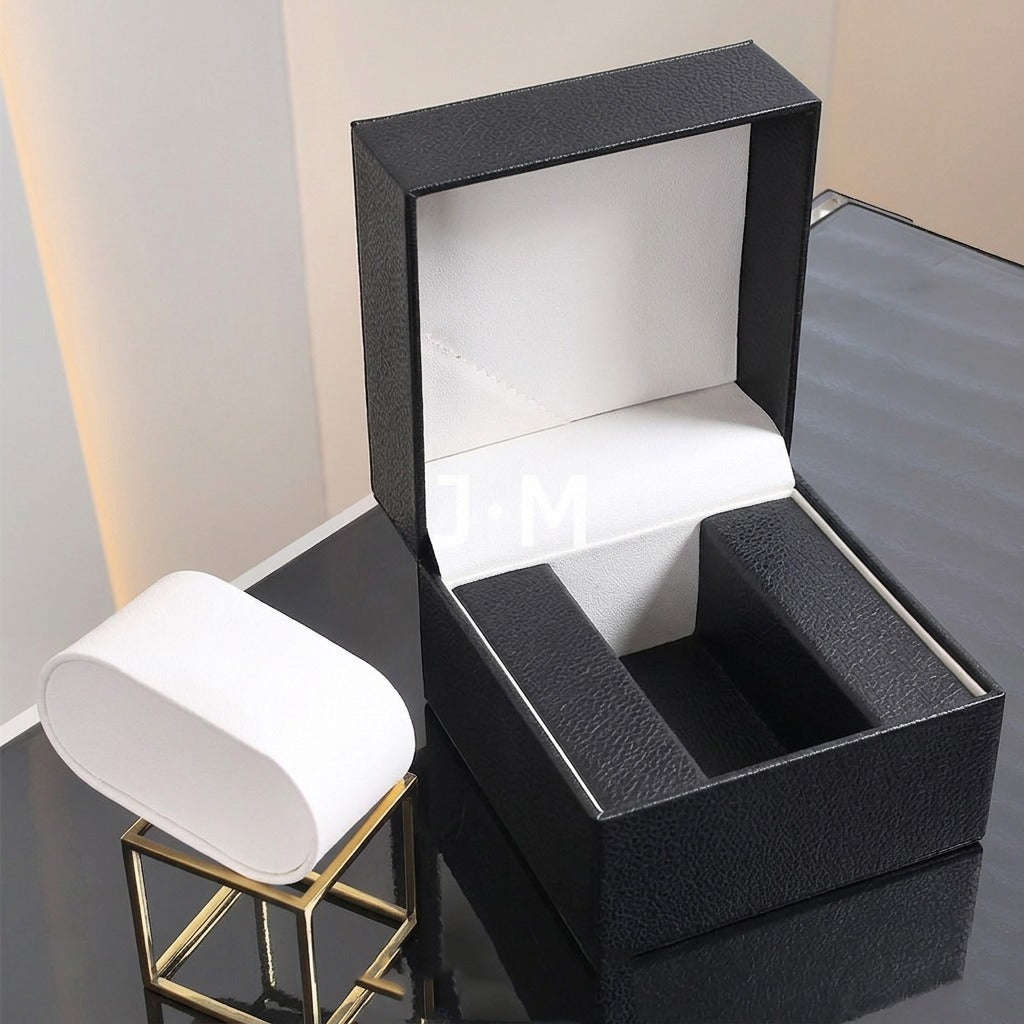 LuxeVault Watch Storage Box - Black