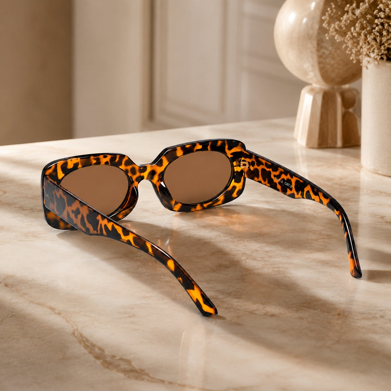 New Retro Leopard Tea Sunnies