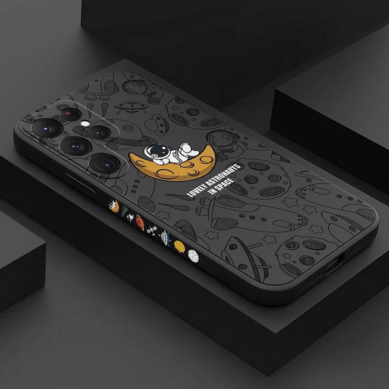 Cosmic Astronaut Silicone Case - Galaxy