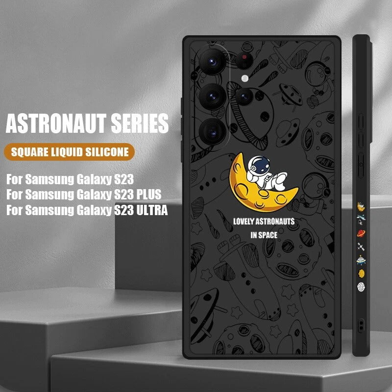 Cosmic Astronaut Silicone Case - Galaxy