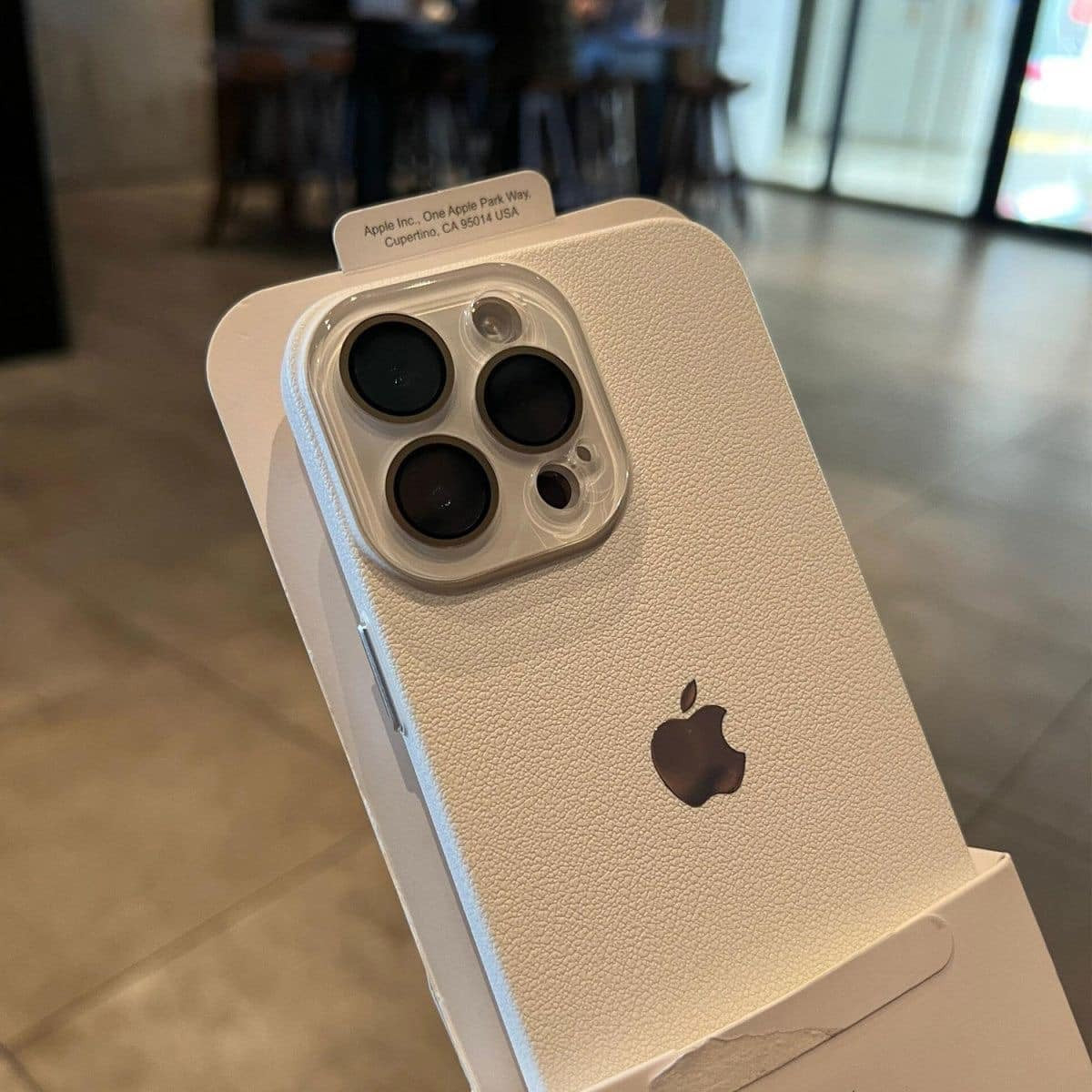 Clear Guard Lychee Logo Case – iPhone