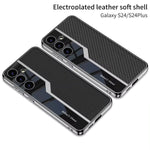 Soft Plating Leather Case-Black