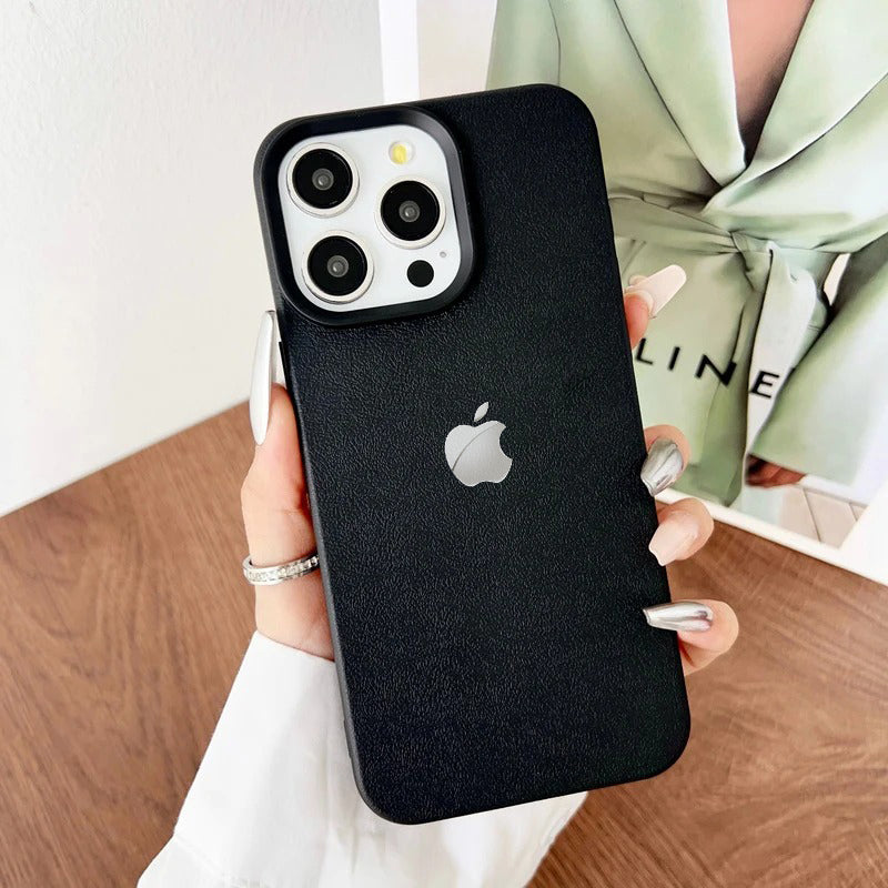 iPhone Series - LuxeGrip Leather-Touch Case