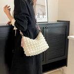 Soft Petal Elegance Bag -  White Pink