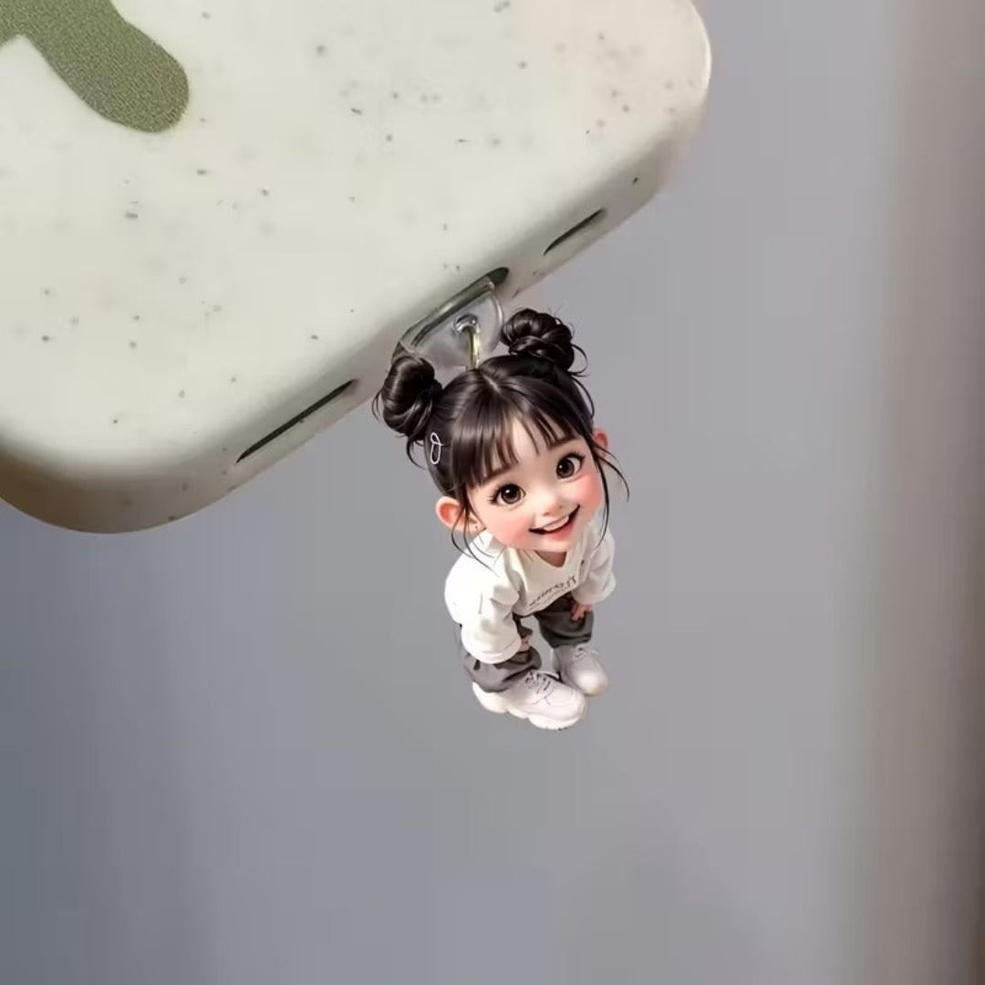 Healing Smiling Girl Dust Plug