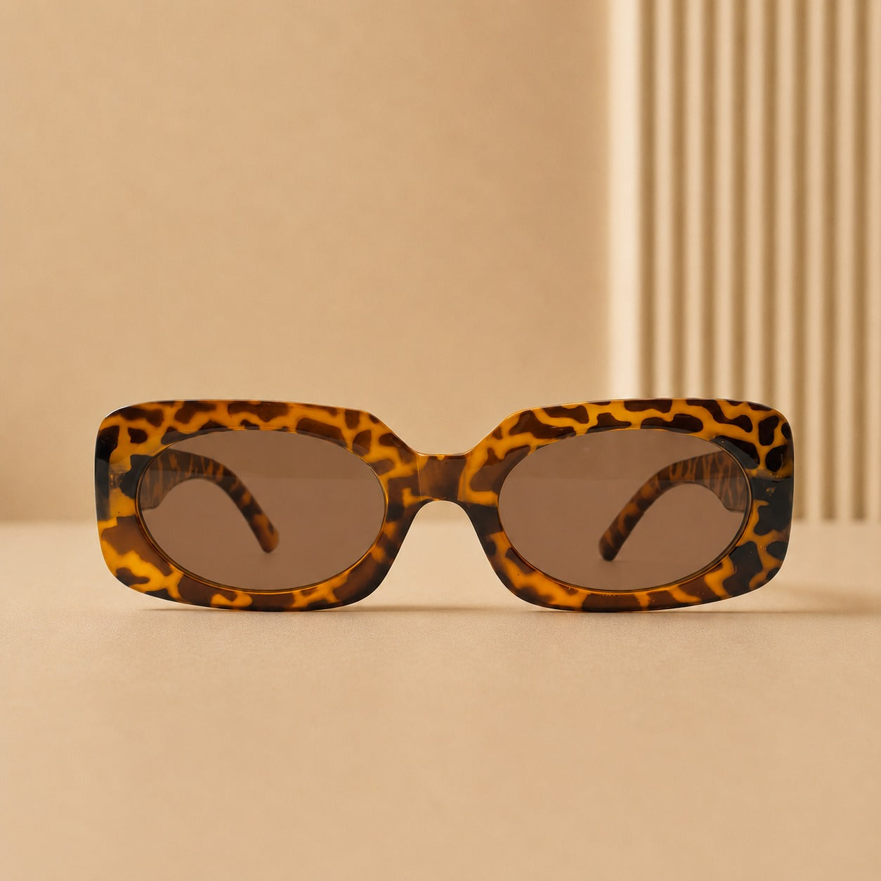 New Retro Leopard Tea Sunnies