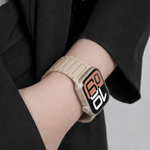 Slim Fit Silicone Apple Watch Strap - Beige