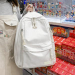 Daisy Day Korean Themed Backpack - White