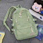 Daisy Day Korean Themed Backpack - Green