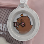 Soft Canvas Backpack for Women - Pink