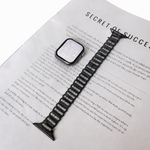 Diamond Glow Metallic Strap - Black