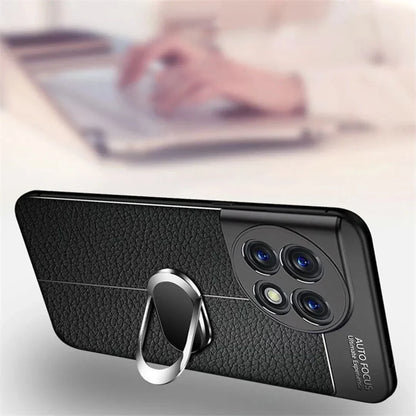 OnePlus - Elegance Leather Ring Stand Case