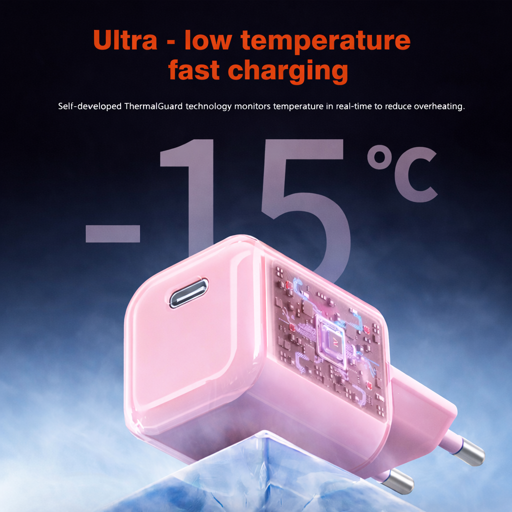 AeroBlock Fast Charge Adapter - Pink
