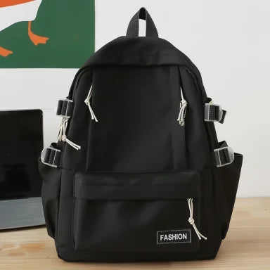 Daisy Day Korean Themed Backpack - Black