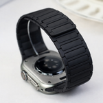 Slim Fit Silicone Apple Watch Strap - Black