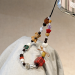 Sweet Teddy Beaded Phone charm