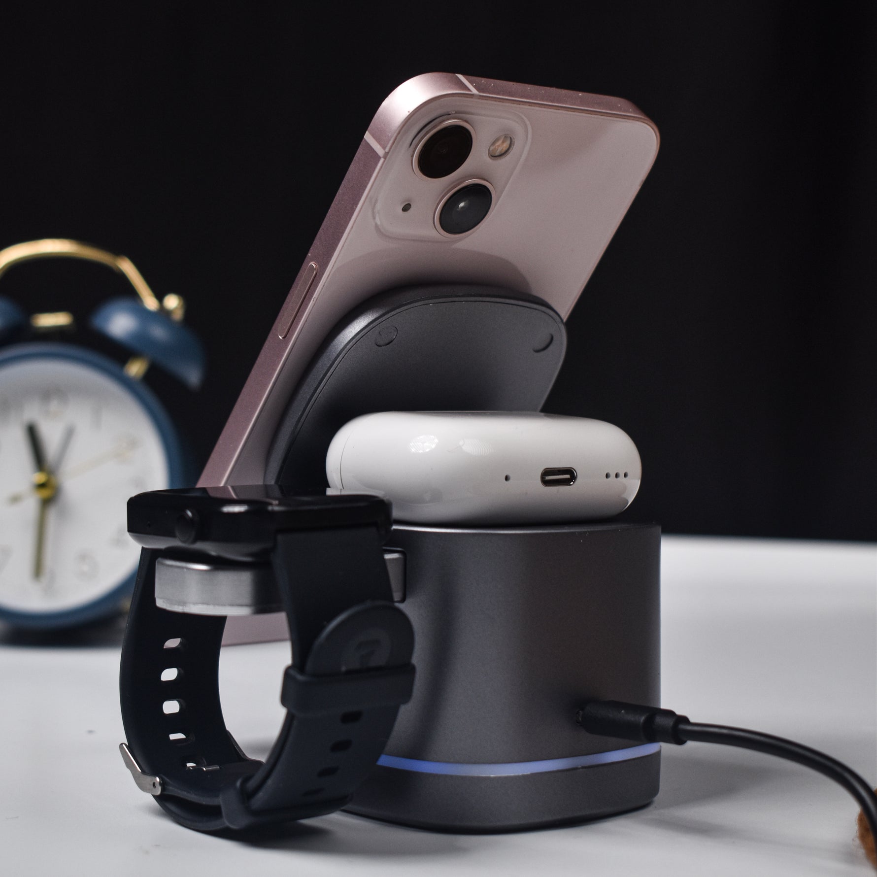 PowerMag 3-in-1 Wireless Charging Stand
