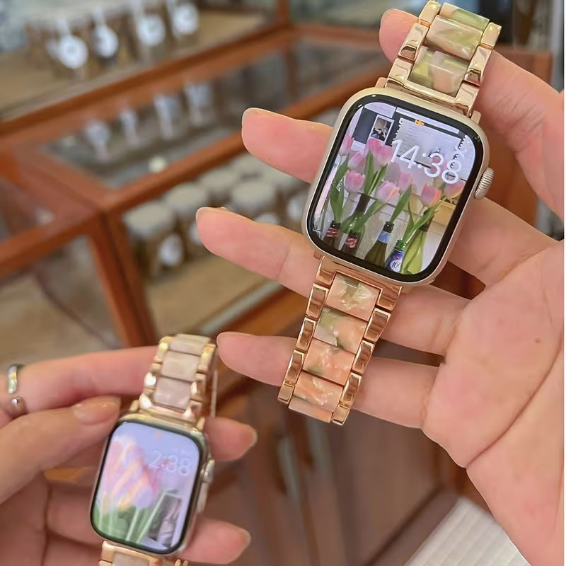 Luxury Resin Apple Watch Strap