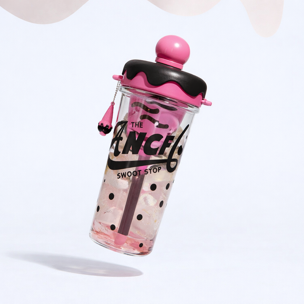 IcePop Summer Drink Bottle - Black Pink