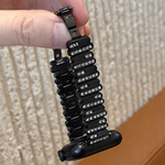 Diamond Glow Metallic Strap - Black