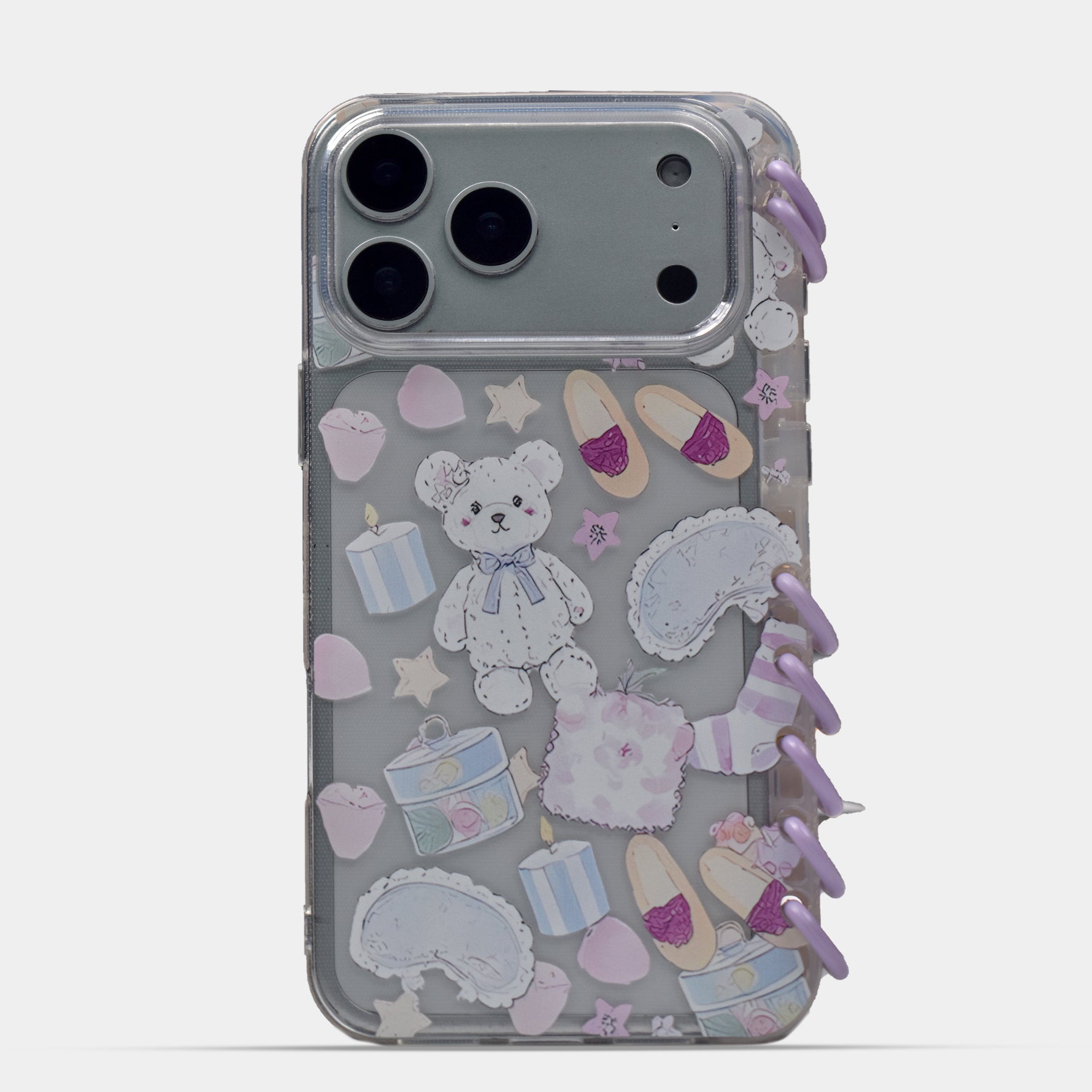 Kawaii Teddy Book Case - iPhone